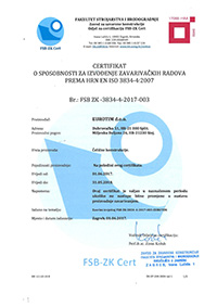 Certifikat FSB